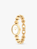Coach women's round heart strap watch gold stainless steel (British brand)