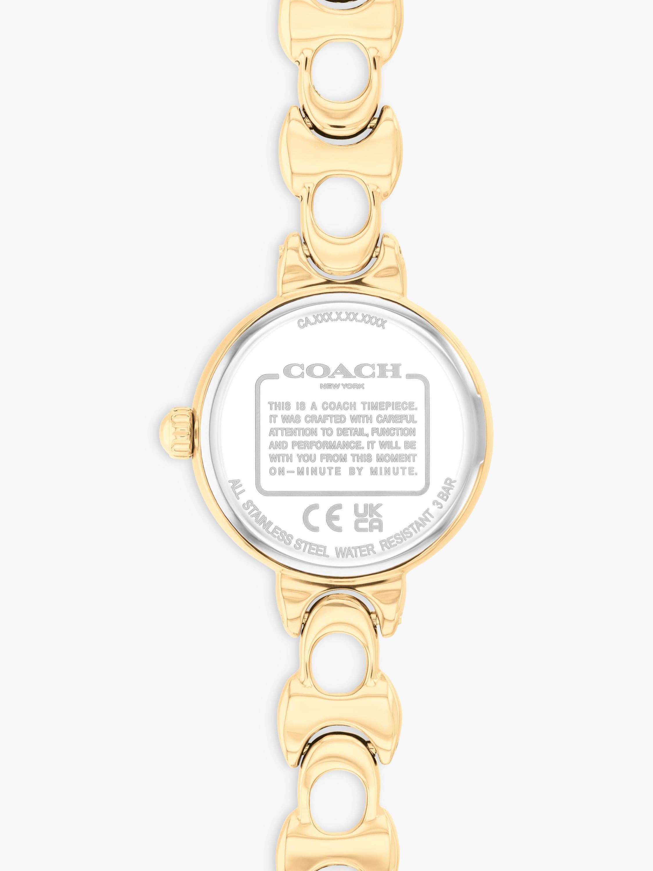Coach gold bracelet watch 22mm - British product
