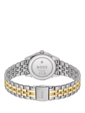 HUGO BOSS women's watch green sunray dial two-tone bracelet 25mm, UK version