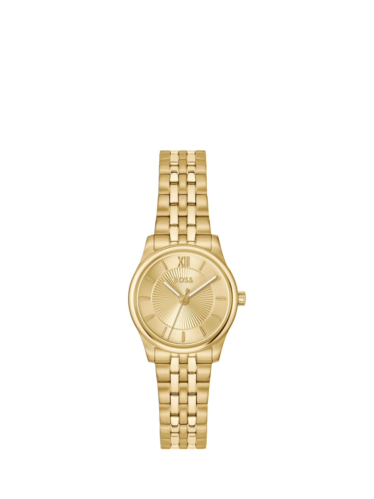 HUGO BOSS women's round gold watch 25mm, UK version