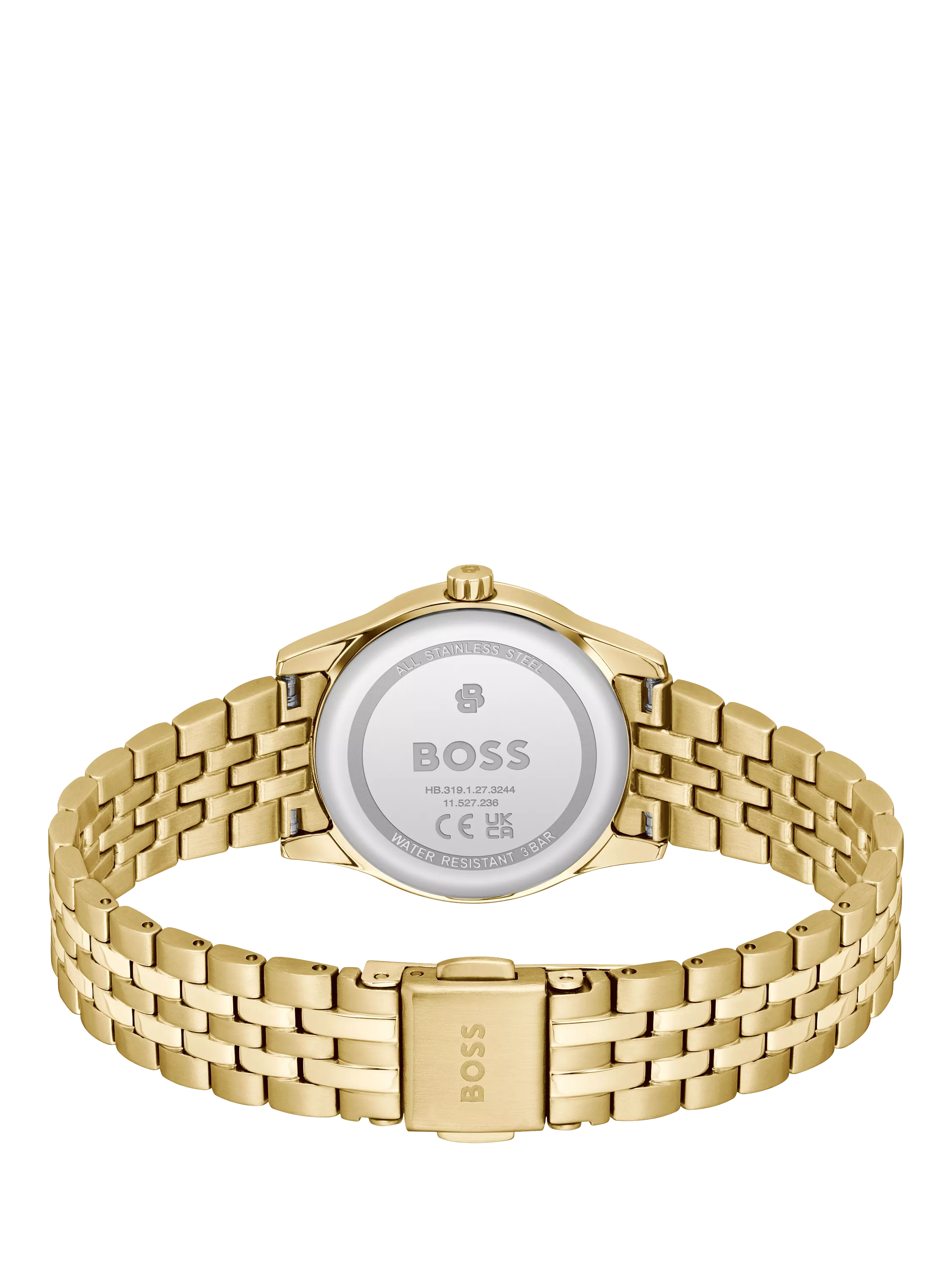 HUGO BOSS women's round gold watch 25mm, UK version