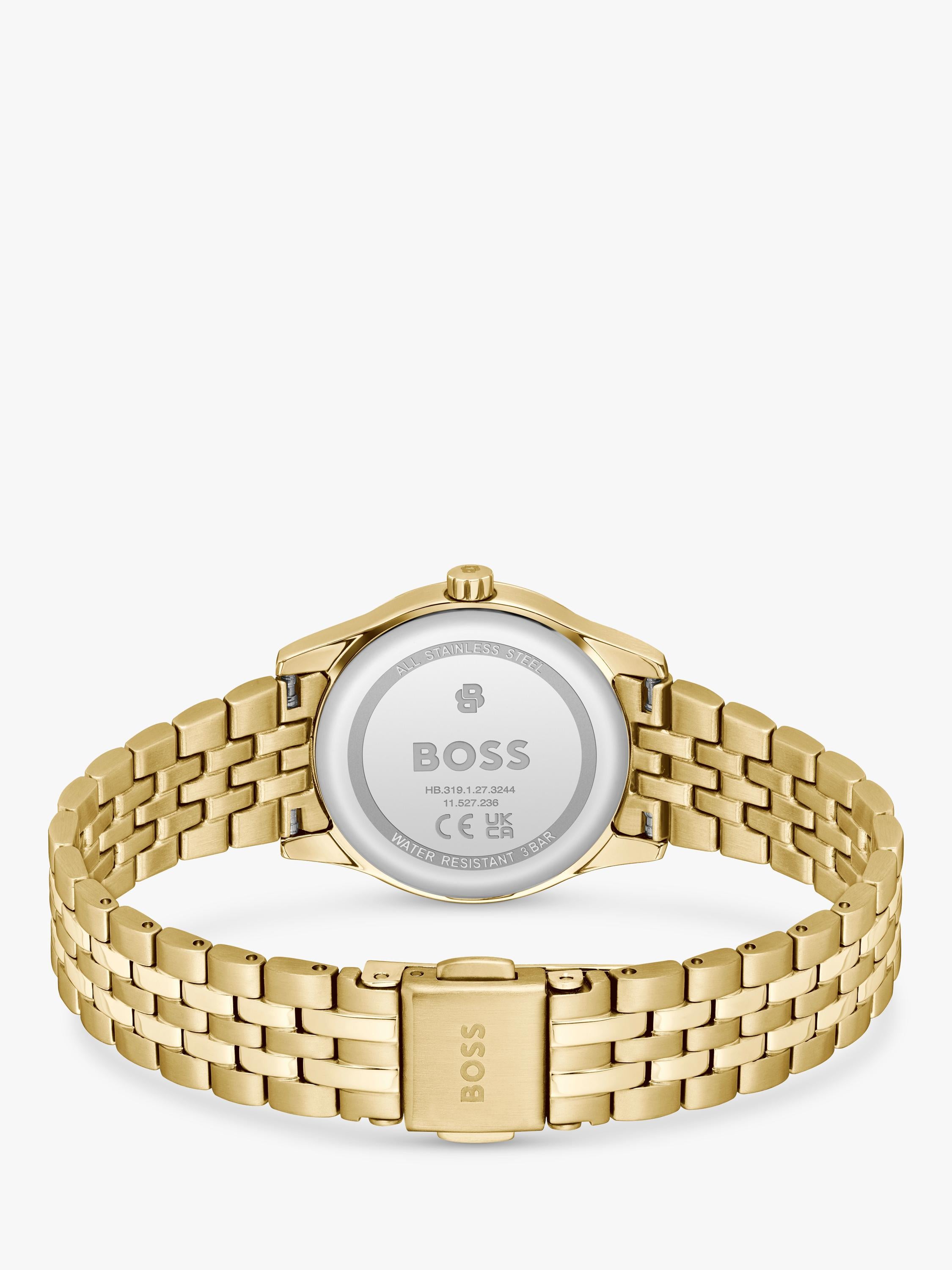 HUGO BOSS women's round gold watch 25mm, UK version