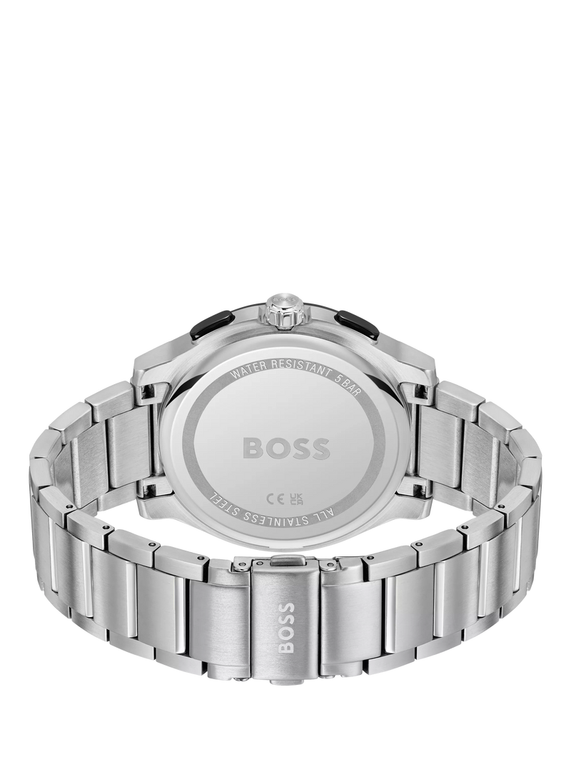 HUGO BOSS chronograph bracelet watch 44mm, imported from the UK