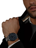 HUGO BOSS chronograph bracelet watch 44mm, imported from the UK