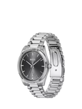 HUGO BOSS men's watch 40mm stainless steel grey dial (British brand)
