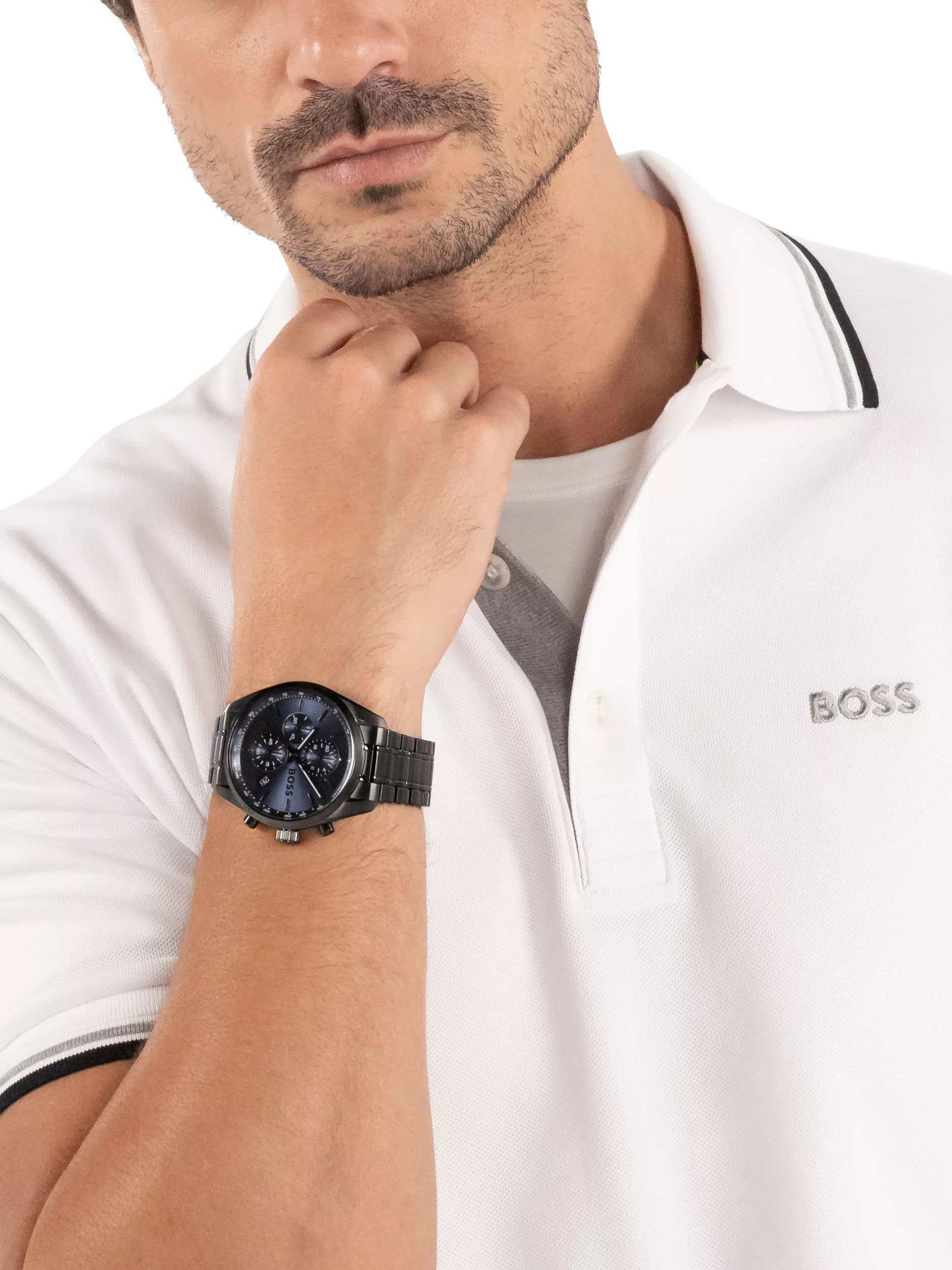 HUGO BOSS Grand Prix 44 watch, imported from the UK