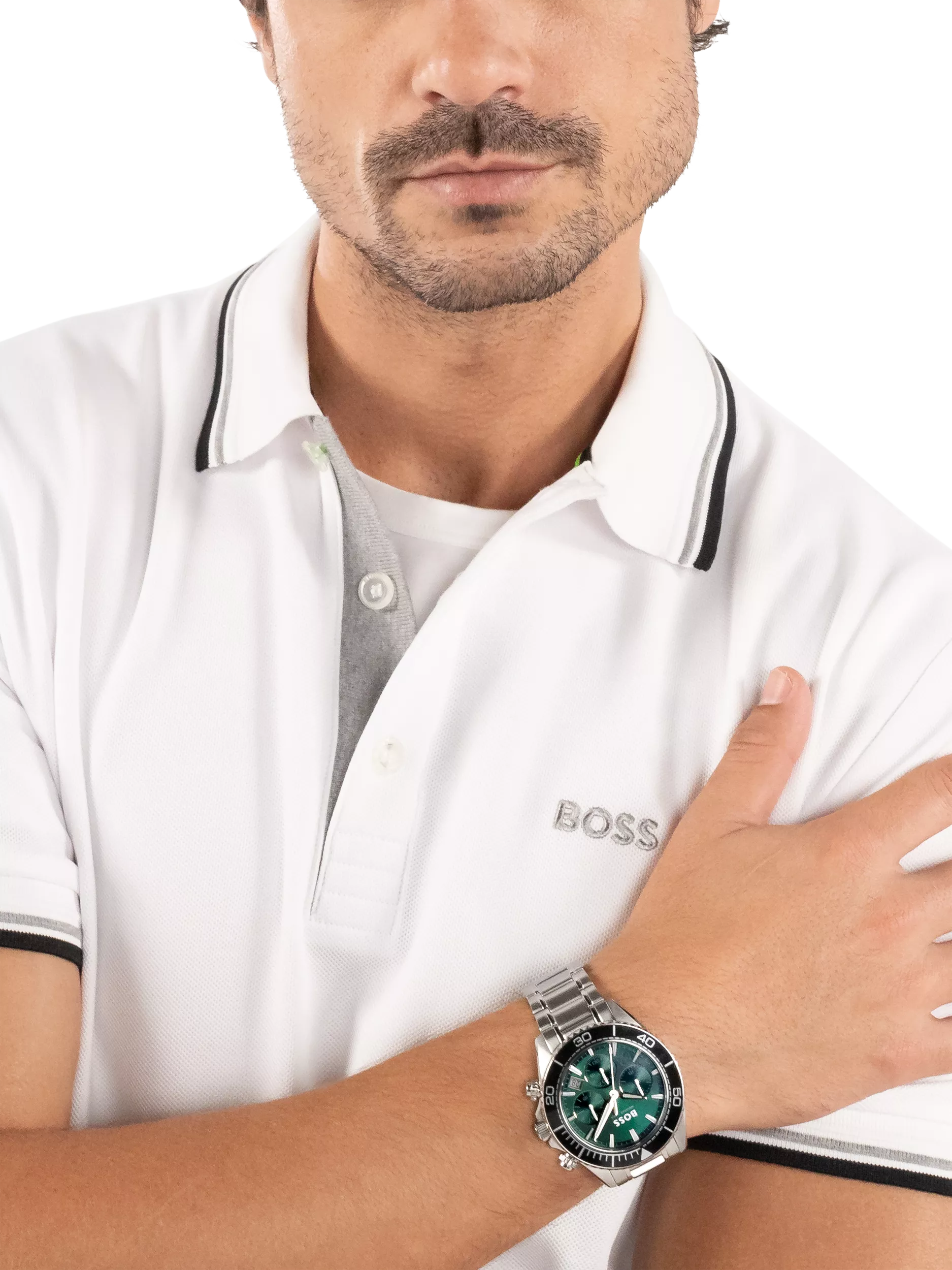 HUGO BOSS chronograph watch 44mm (British brand)