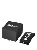 HUGO BOSS silver chronograph watch 44mm, imported from the UK