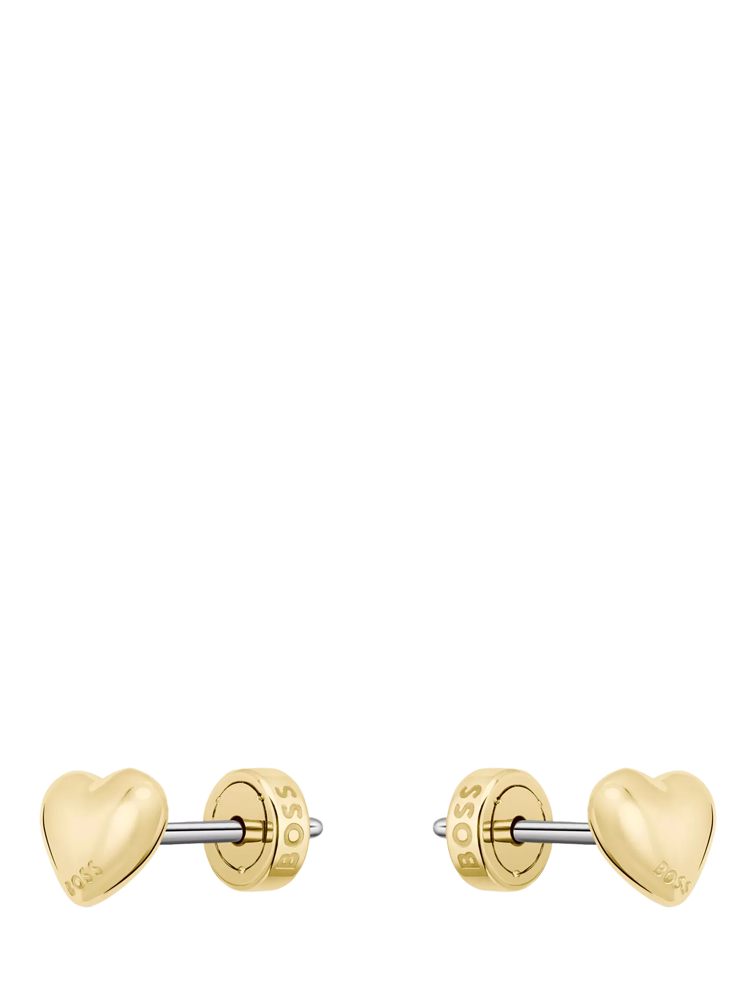 HUGO BOSS Heart Stud Earrings 5.5mm