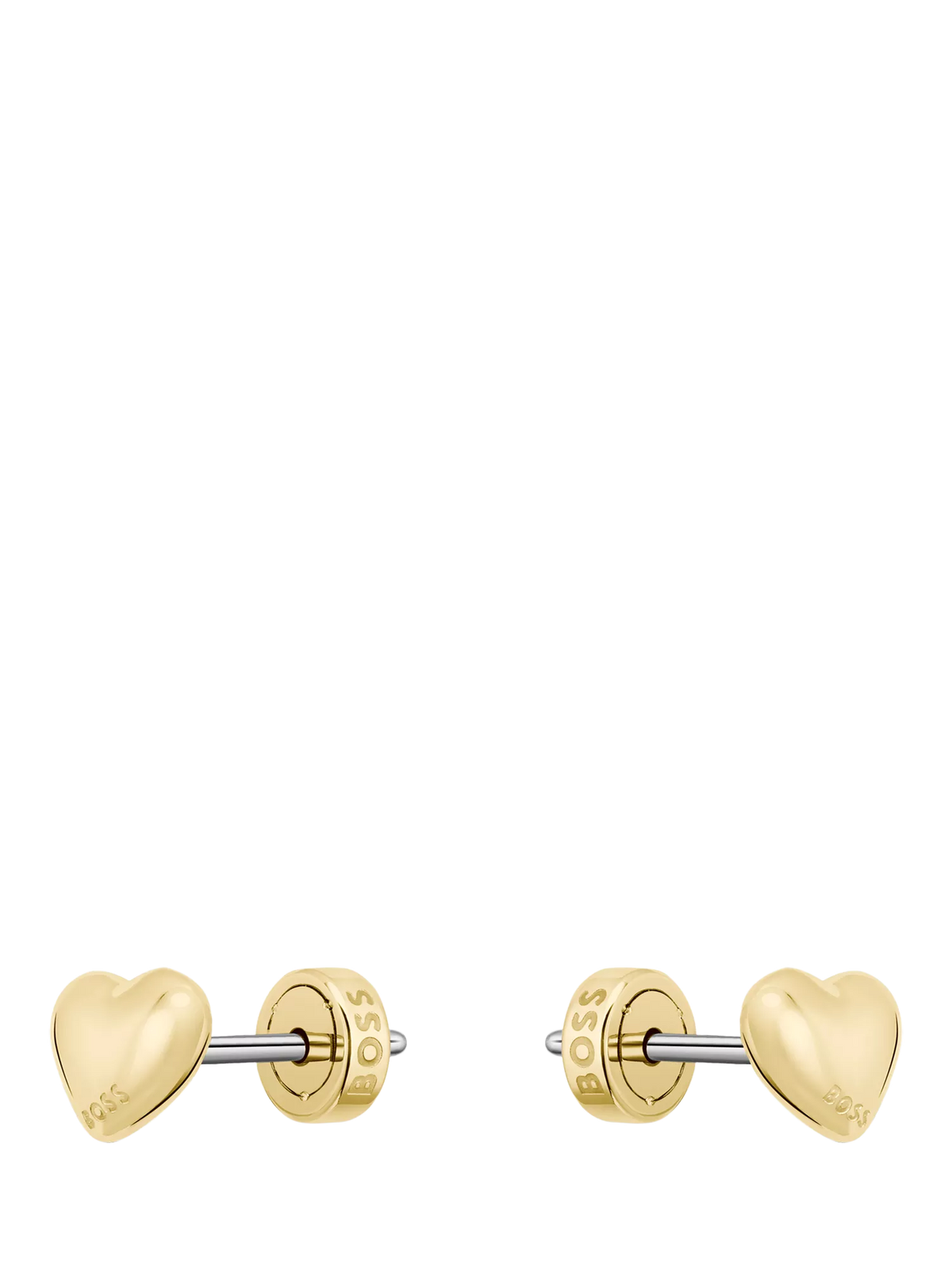 HUGO BOSS Heart Stud Earrings 5.5mm