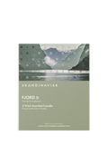 SKANDINAVISK Fjord two-wick scented candle 350g (British brand)