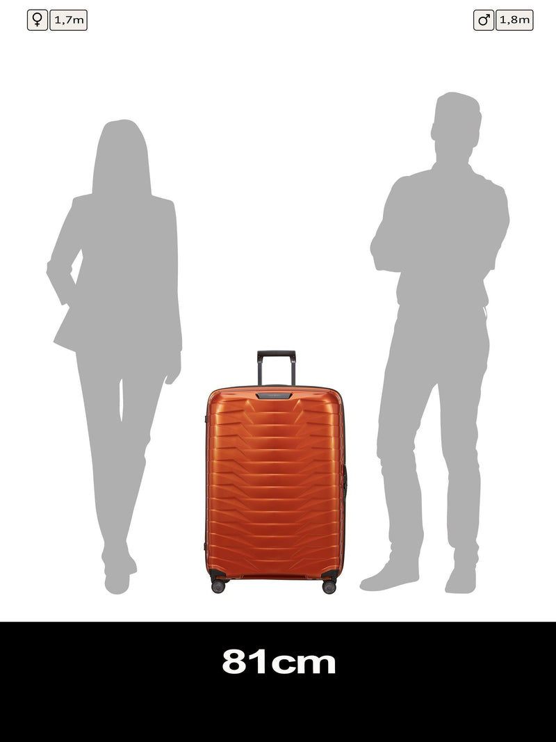 Samsonite Proxis 81cm 125L hard-sided suitcase, UK version