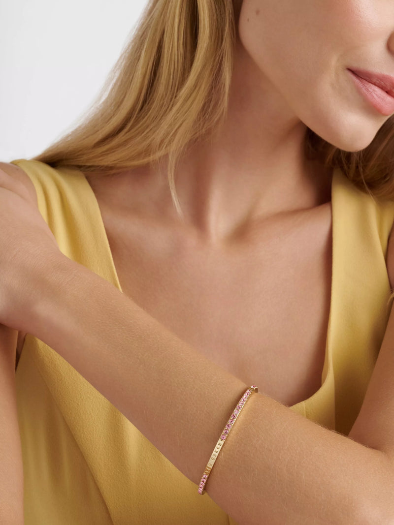 Ted Baker crystal bangle bracelet gold, UK version