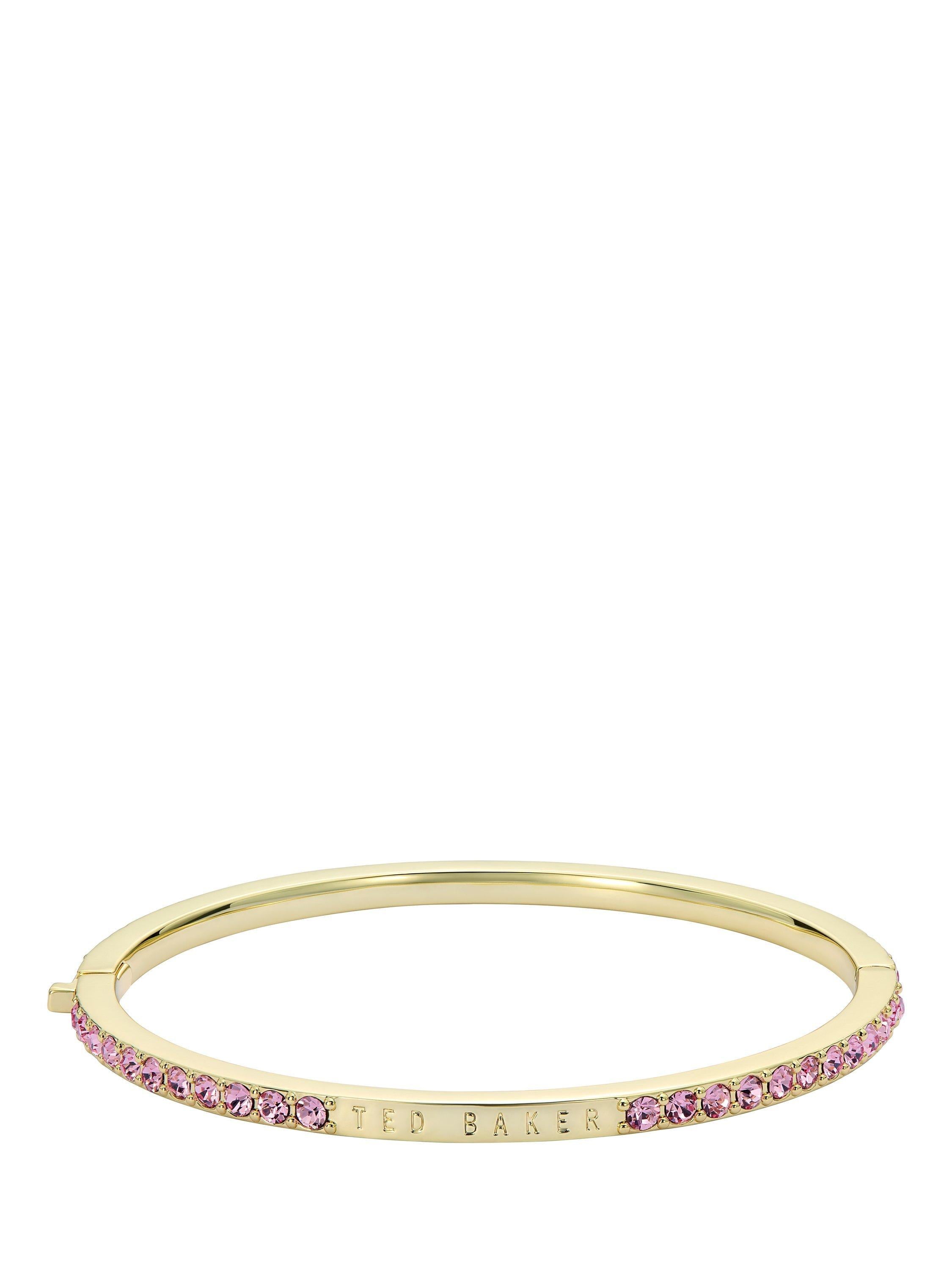 Ted Baker crystal bangle bracelet gold, UK version