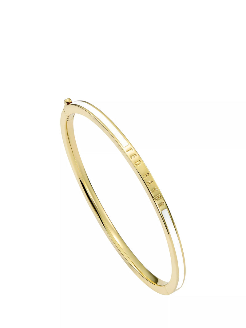 Ted Baker Roley Classic Contour Enamel Slim Bangle Bracelet