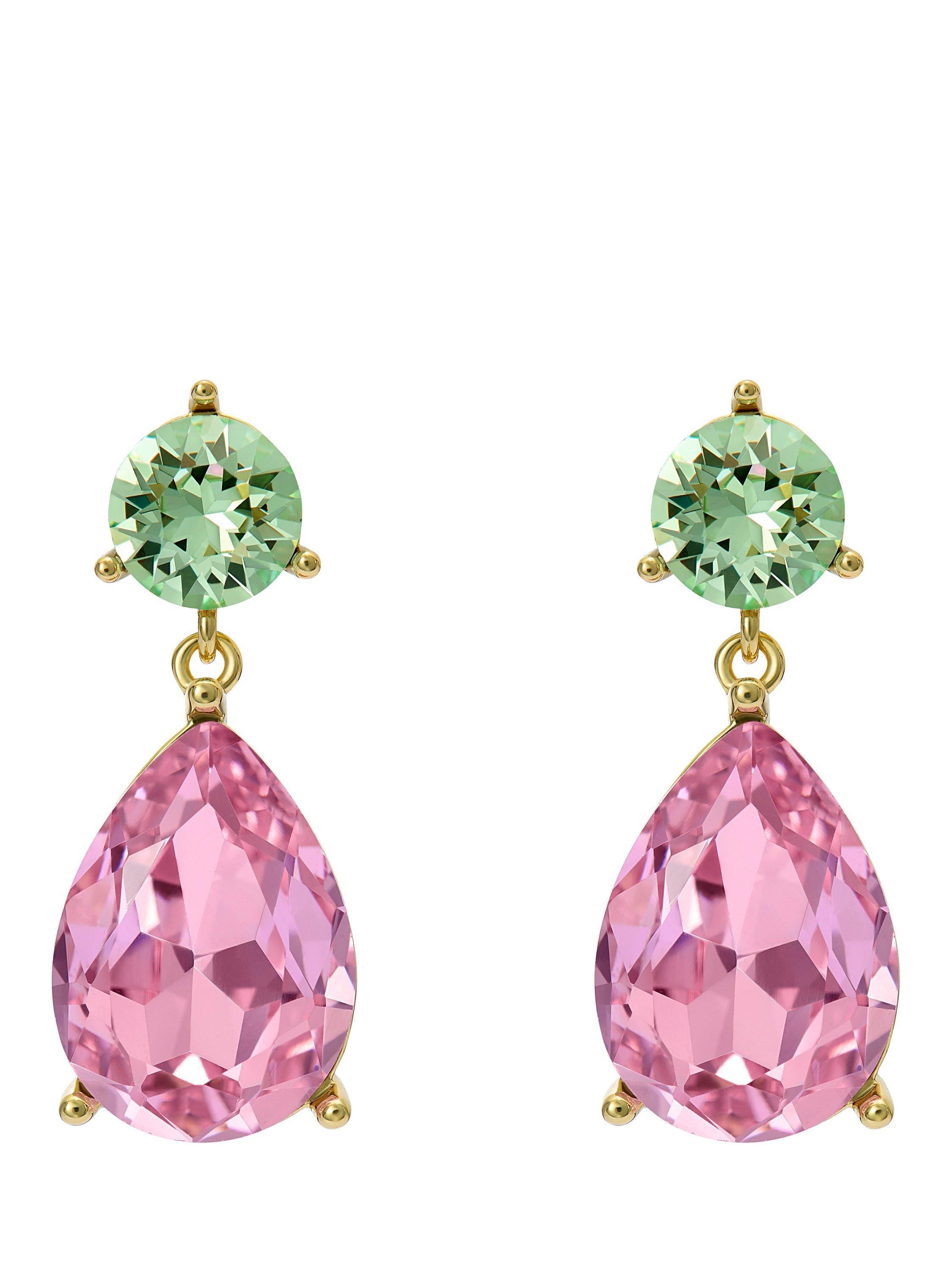 Ted Baker Teaire Crystal Teardrop Earrings, imported from the UK