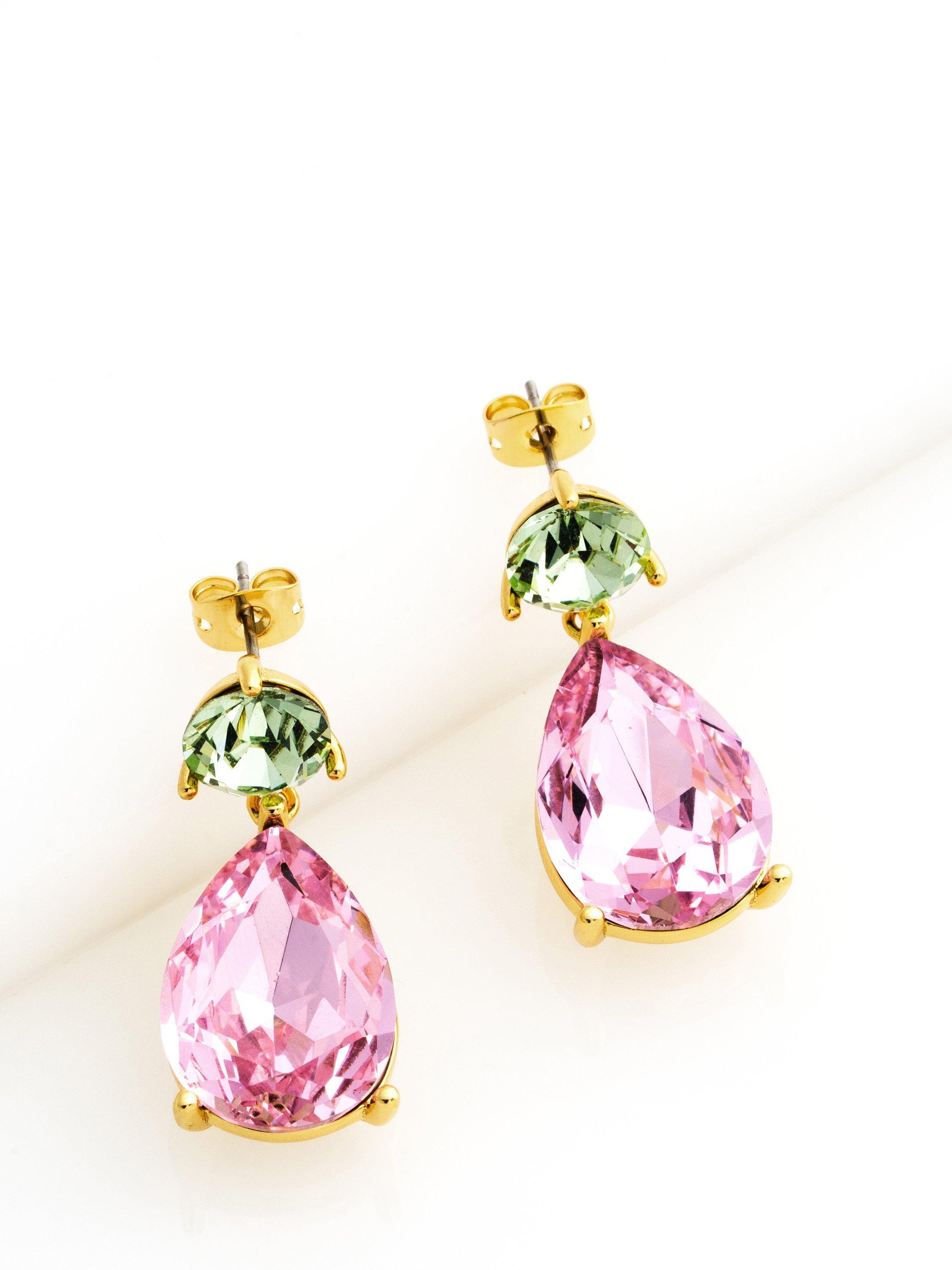 Ted Baker Teaire Crystal Teardrop Earrings, imported from the UK