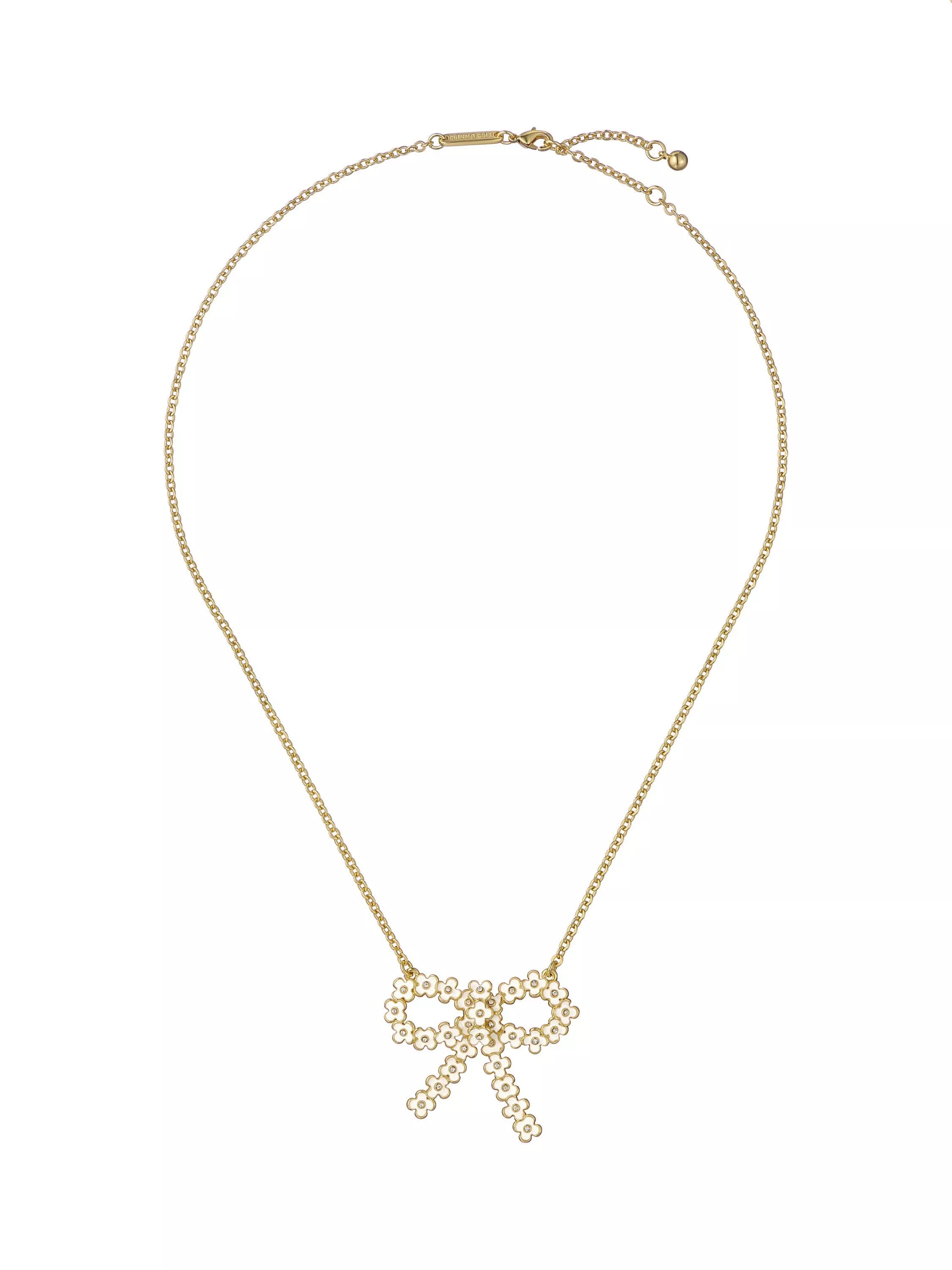 Ted Baker white gold pendant necklace, imported from the UK