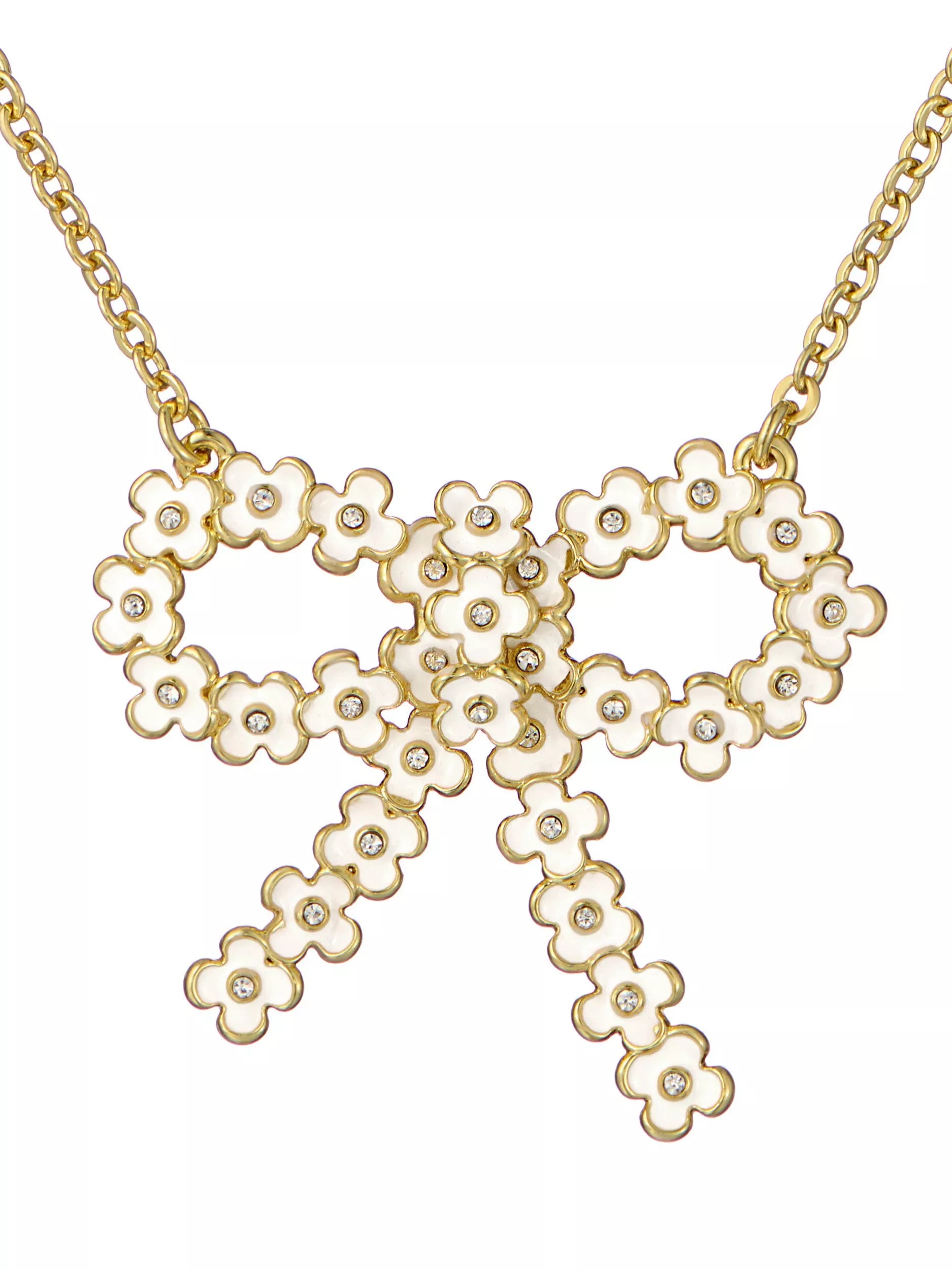 Ted Baker white gold pendant necklace, imported from the UK