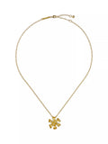 Ted Baker gold pendant necklace flower charm, imported from the UK