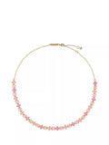 Ted Baker Gabriella Garland gold necklace with crystal flowers (British brand)