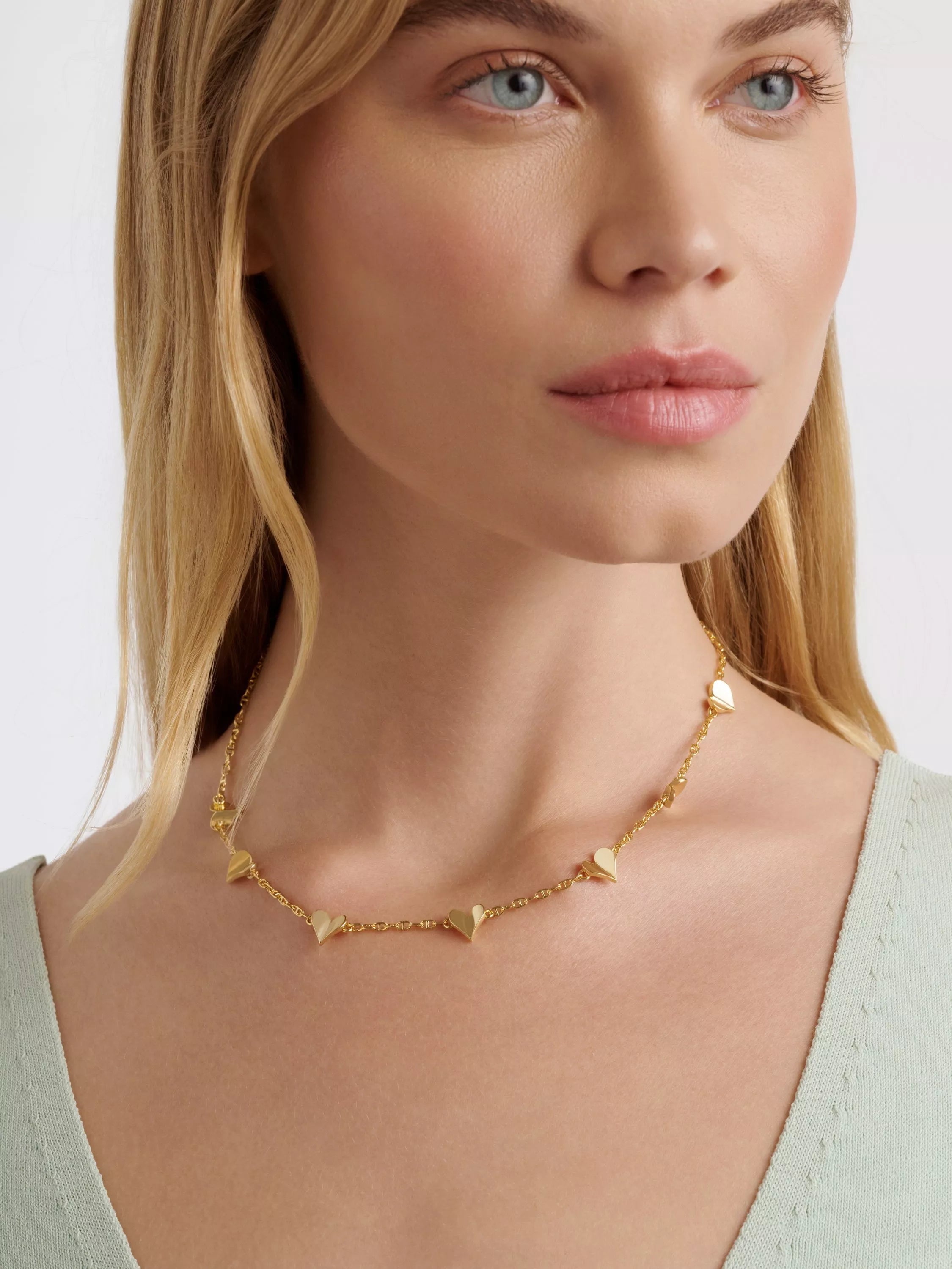 Ted Baker flutter heart necklace gold tone - British product