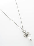 Ted Baker Imogen charm pendant necklace silver tone (British brand)