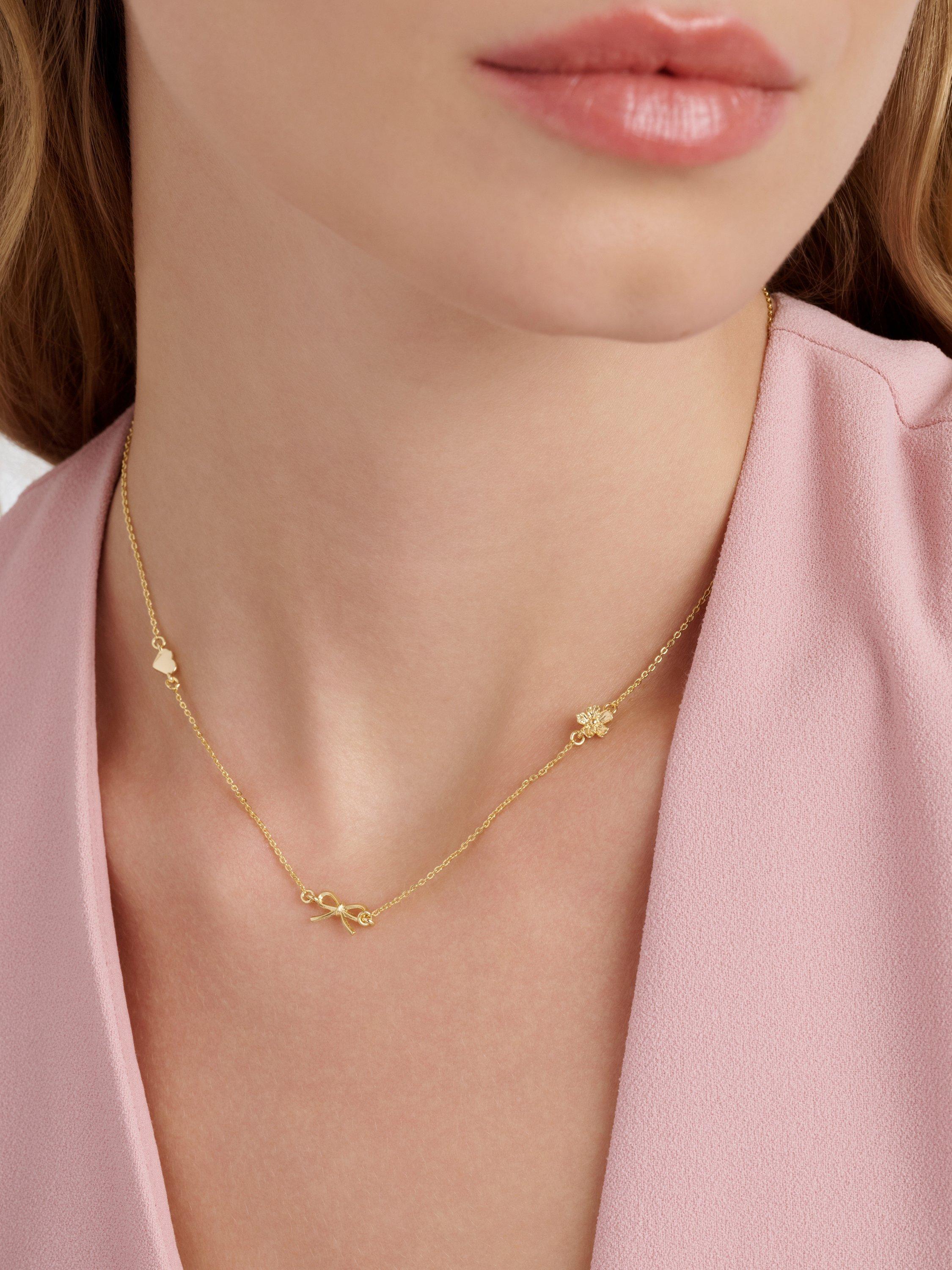 Ted Baker Iona Mini Icons necklace gold-tone UK version