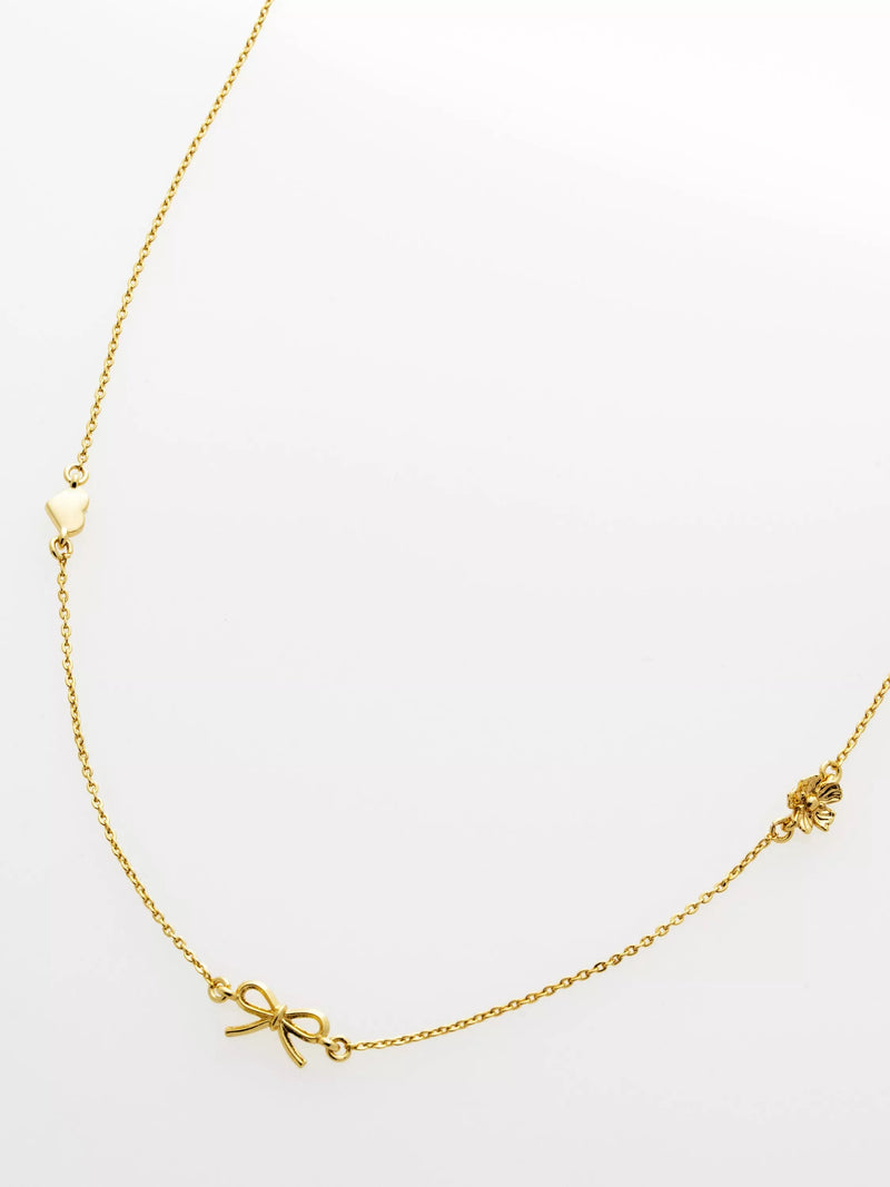 Ted Baker Iona Mini Icons necklace gold-tone UK version