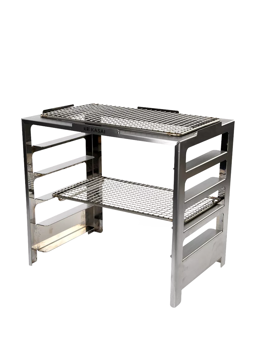 Kasai charcoal grill Robata Rack Edition (British brand)