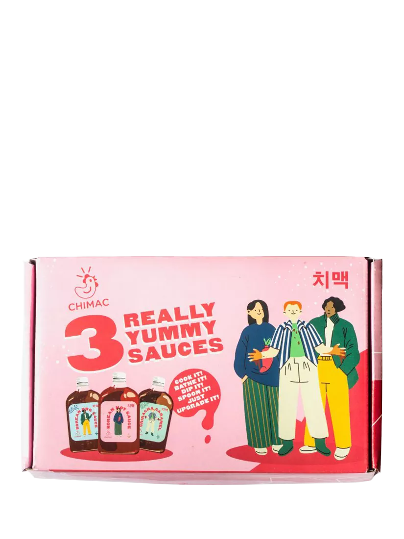 Chimac Korean sauce set 3x350ml (British brand)