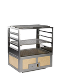 Kasai Konro Grill charcoal BBQ with Robata rack - British product