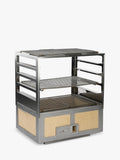 Kasai Konro Grill charcoal BBQ with Robata rack - British product