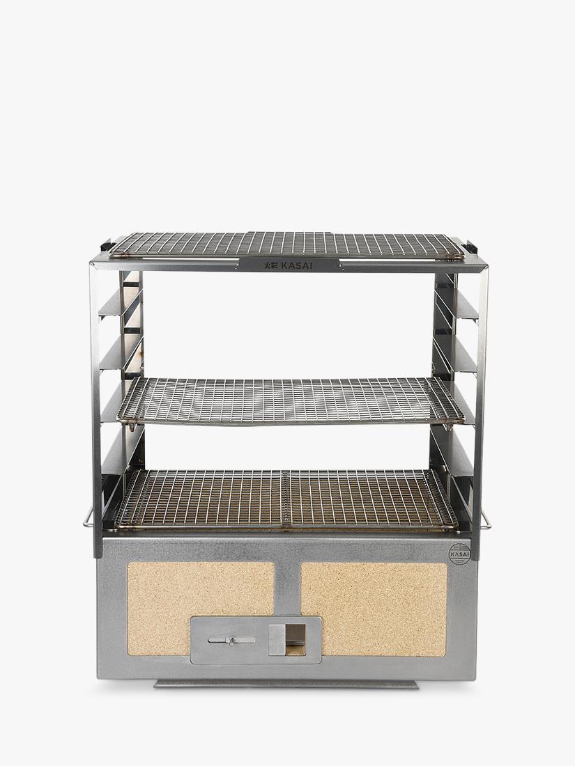 Kasai Konro Grill charcoal BBQ with Robata rack - British product