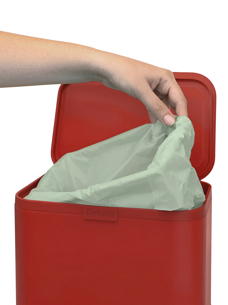 ReBorn Biffa food waste caddy red 5 litre (British brand)