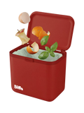 ReBorn Biffa food waste caddy red 5 litre (British brand)