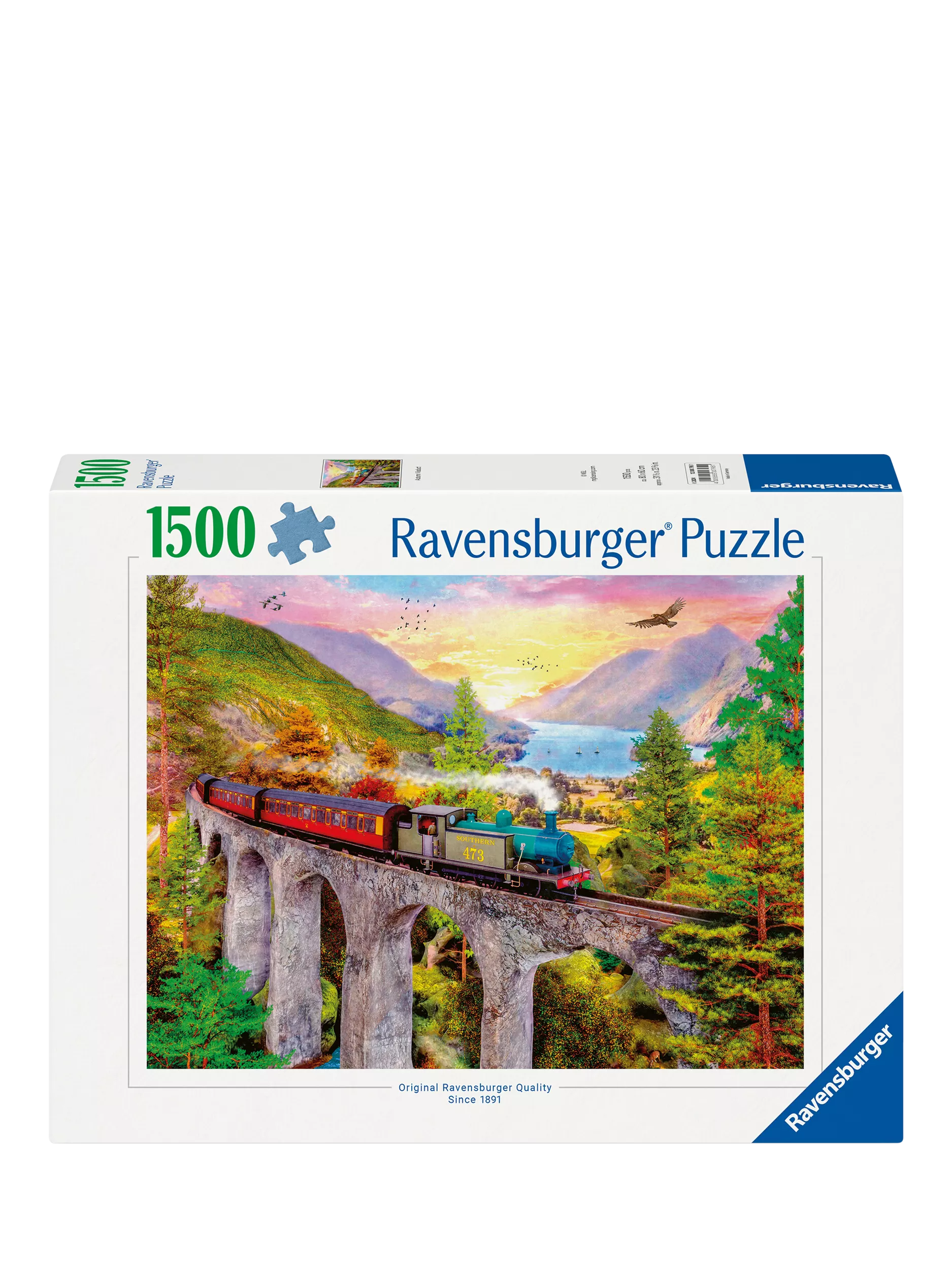 Ravensburger Summer Viaduct jigsaw puzzle 1500 pieces - British product