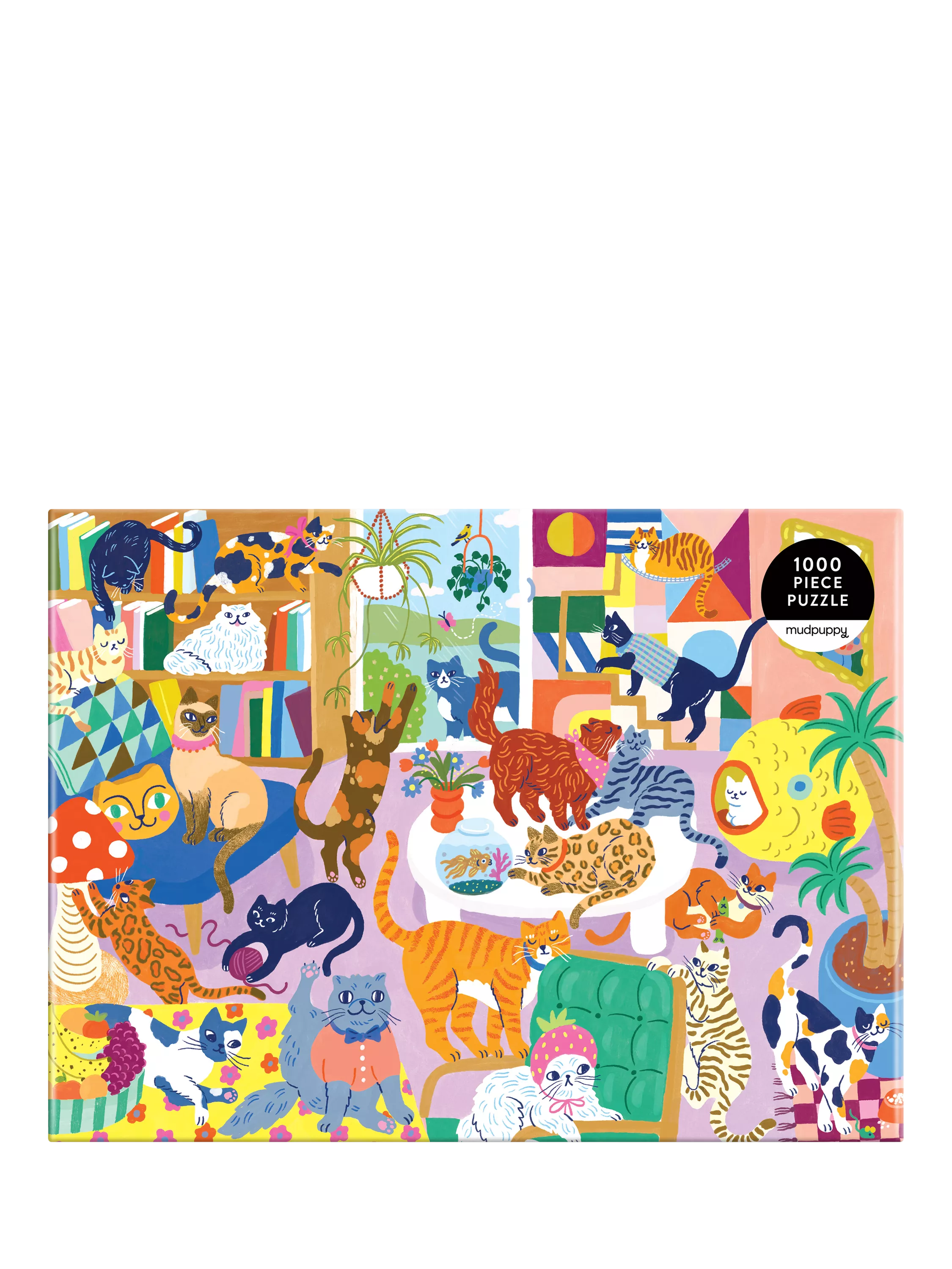 Galison Cosy Cat Club jigsaw puzzle 1000 pieces, imported from the UK