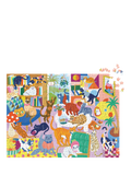 Galison Cosy Cat Club jigsaw puzzle 1000 pieces, imported from the UK