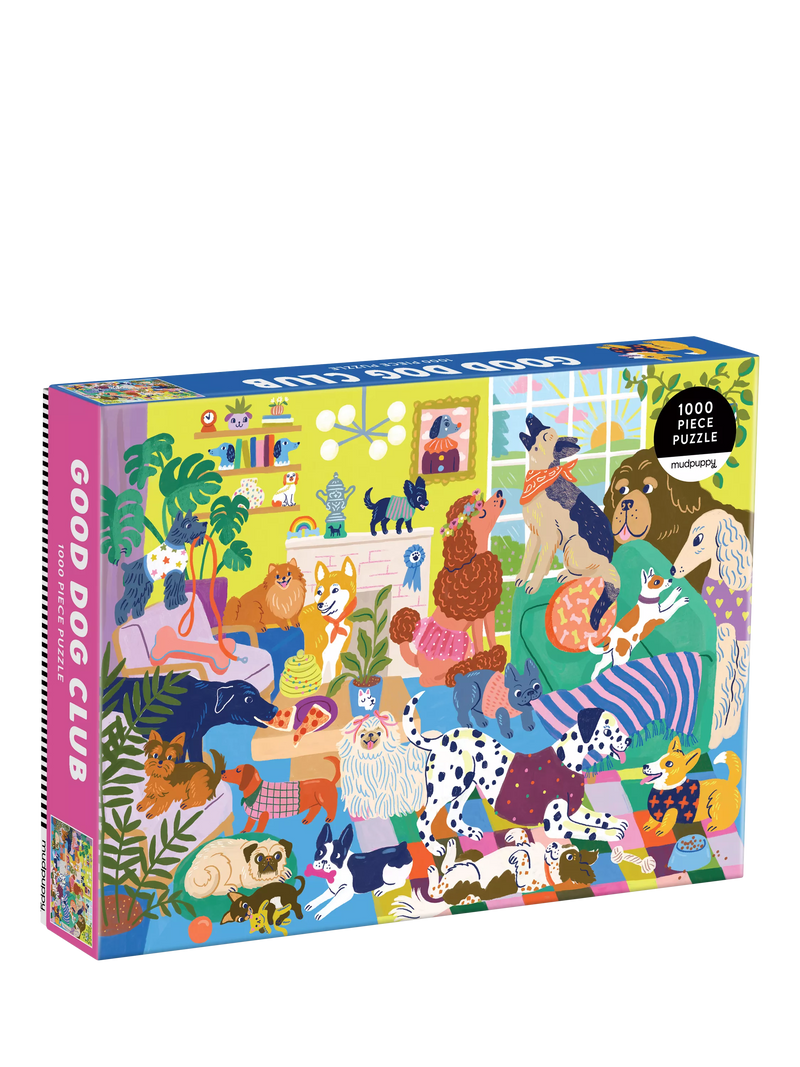 Galison Good Dog Club jigsaw puzzle 1000 pieces - British product