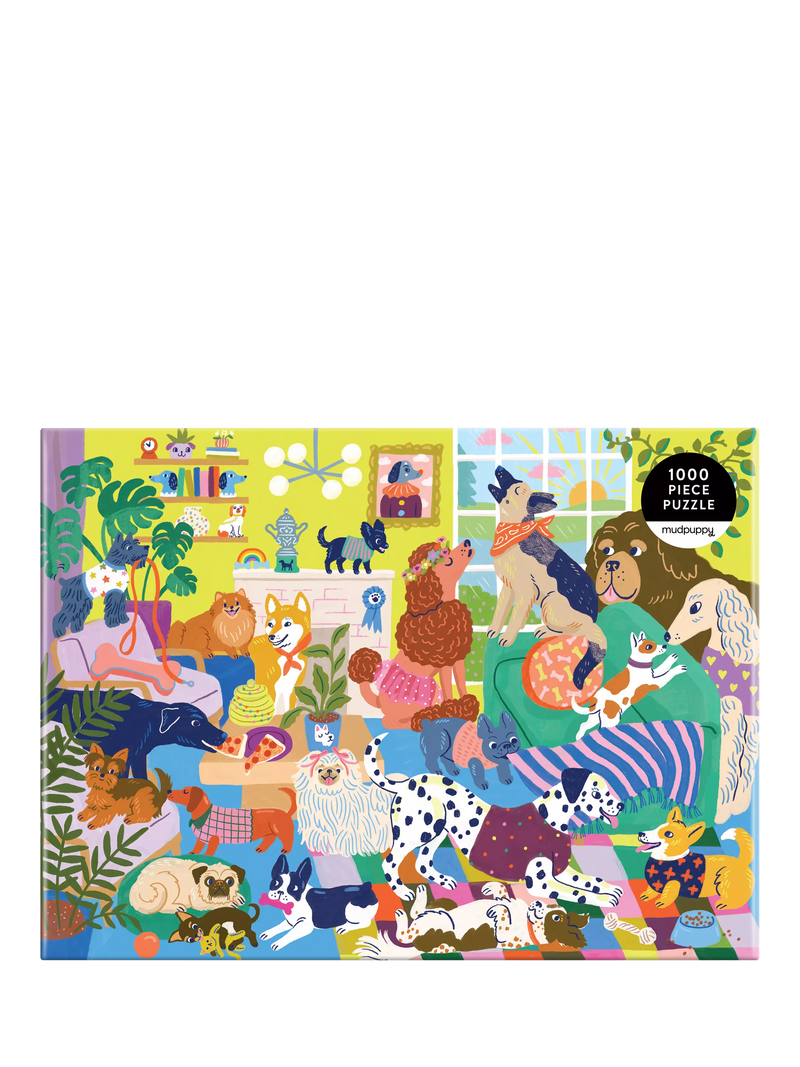 Galison Good Dog Club jigsaw puzzle 1000 pieces - British product