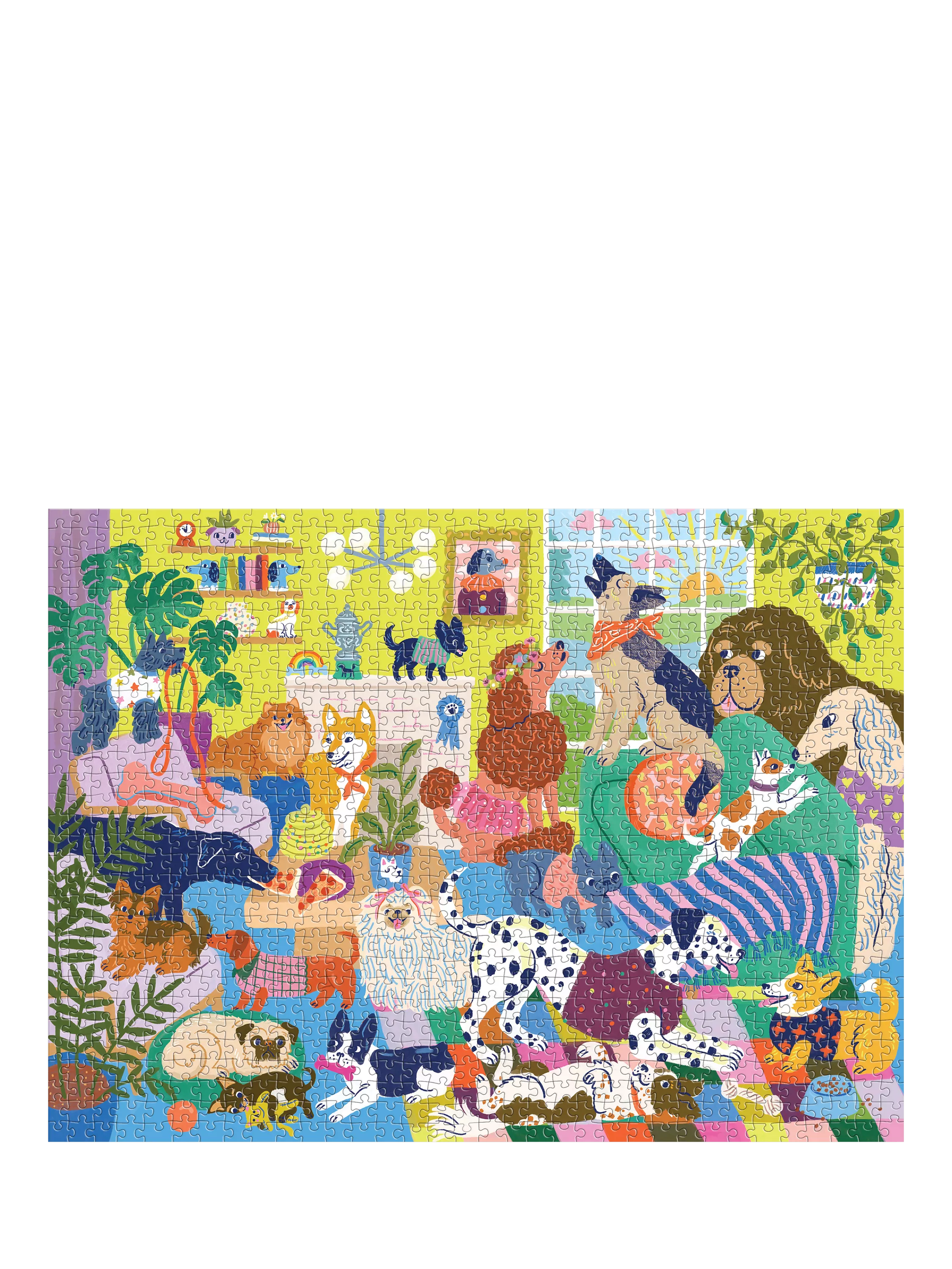 Galison Good Dog Club jigsaw puzzle 1000 pieces - British product