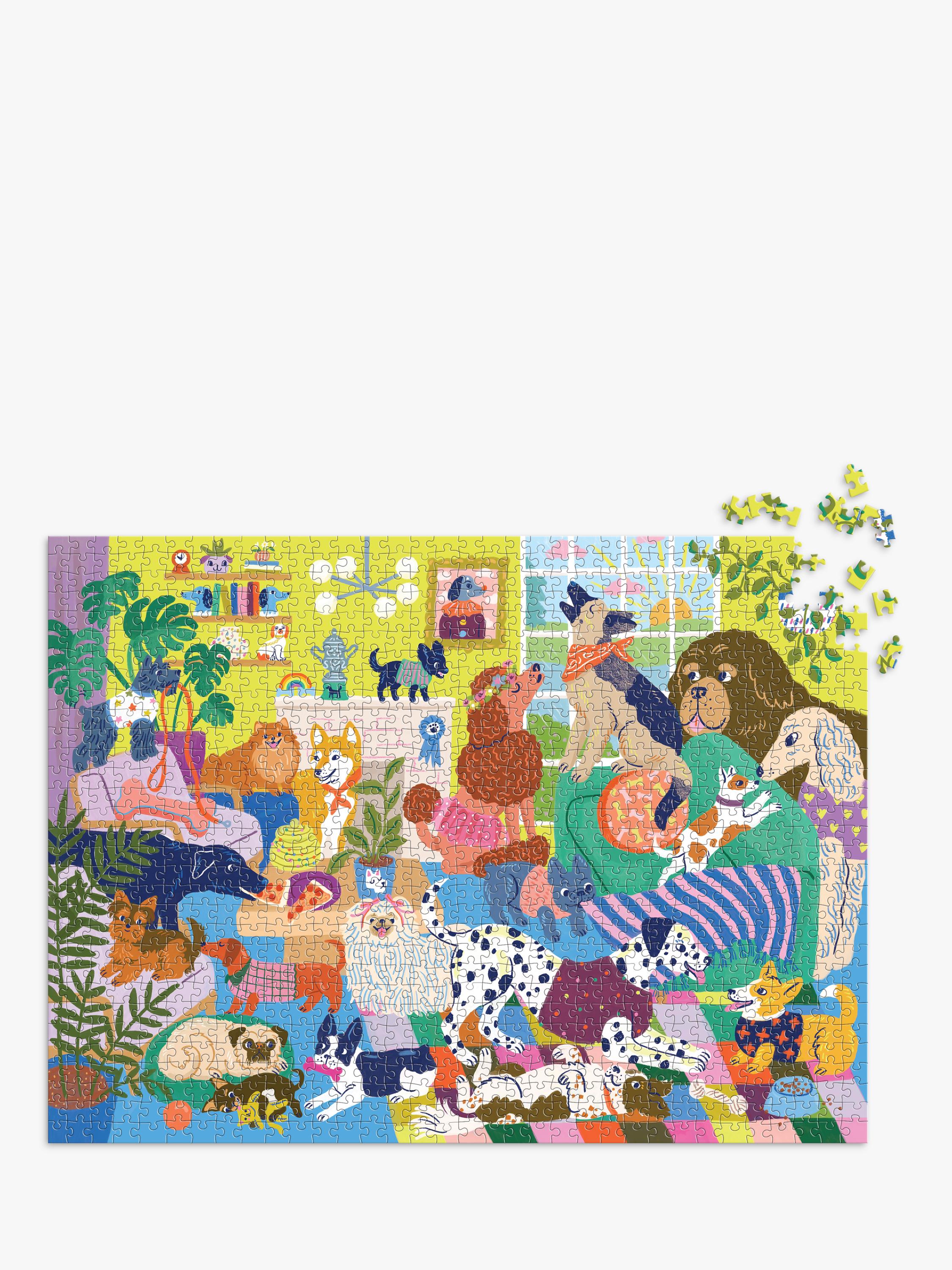 Galison Good Dog Club jigsaw puzzle 1000 pieces - British product