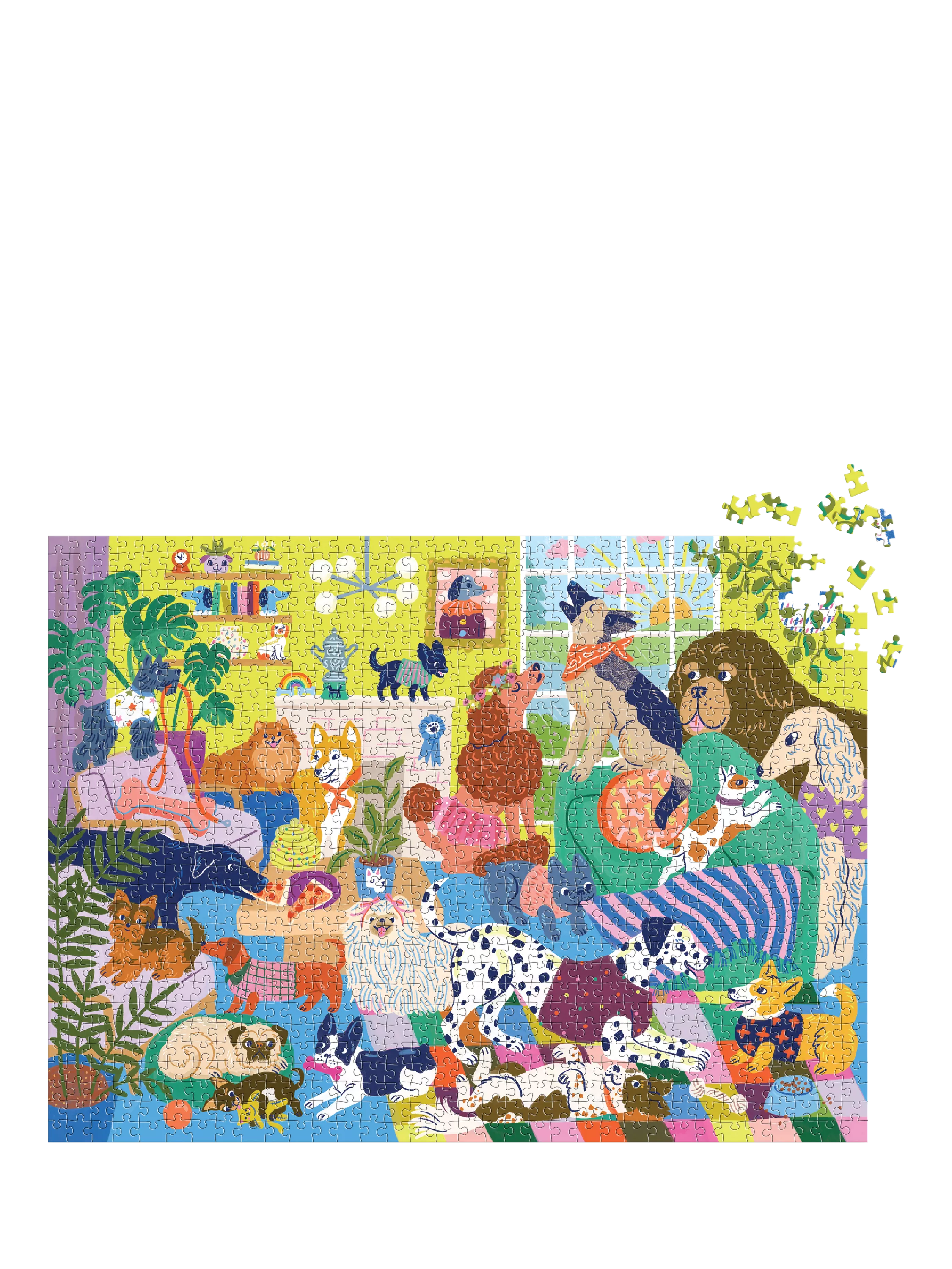 Galison Good Dog Club jigsaw puzzle 1000 pieces - British product