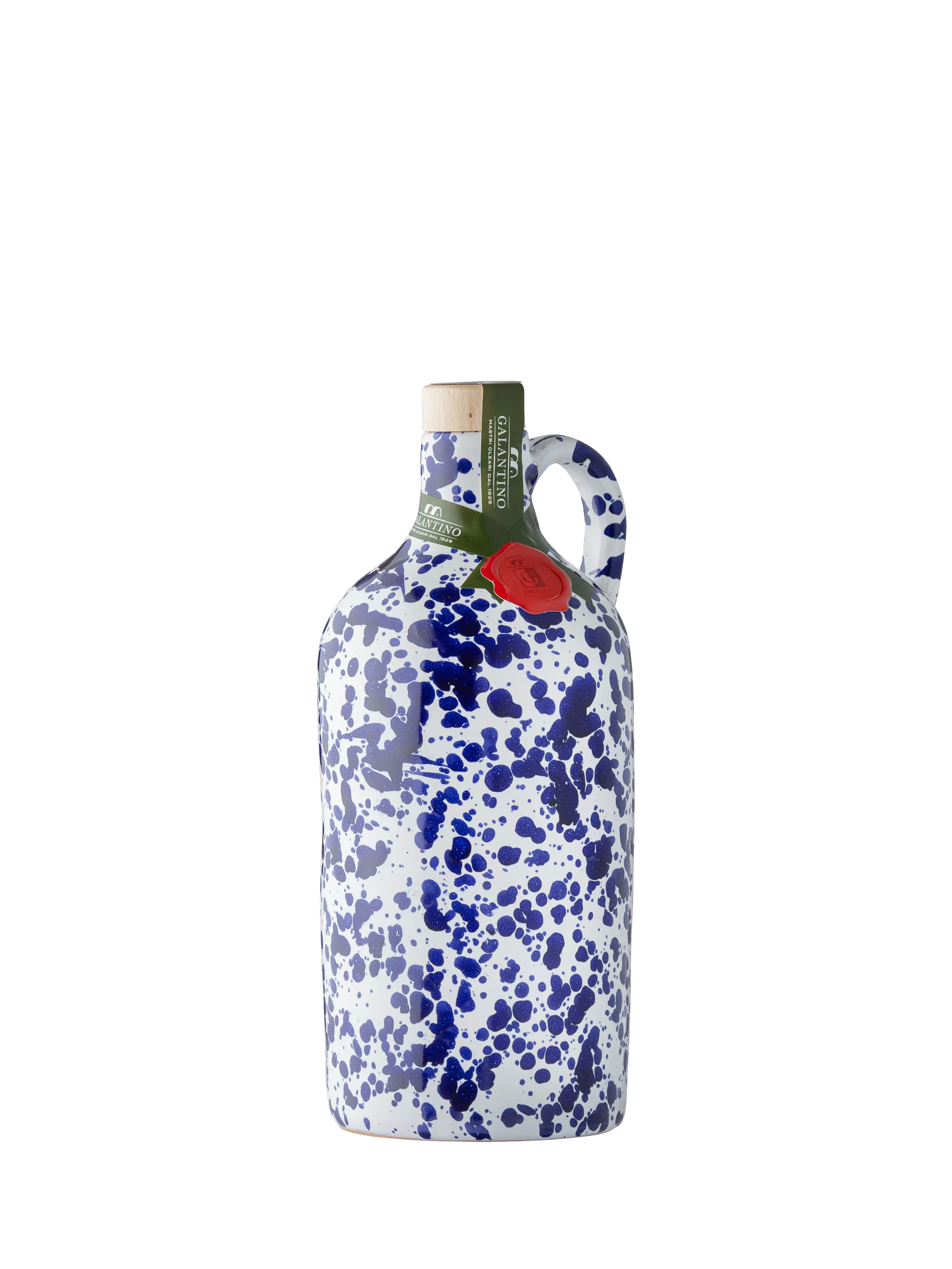 Galantino extra virgin olive oil splatter ceramic jug 500ml - British product