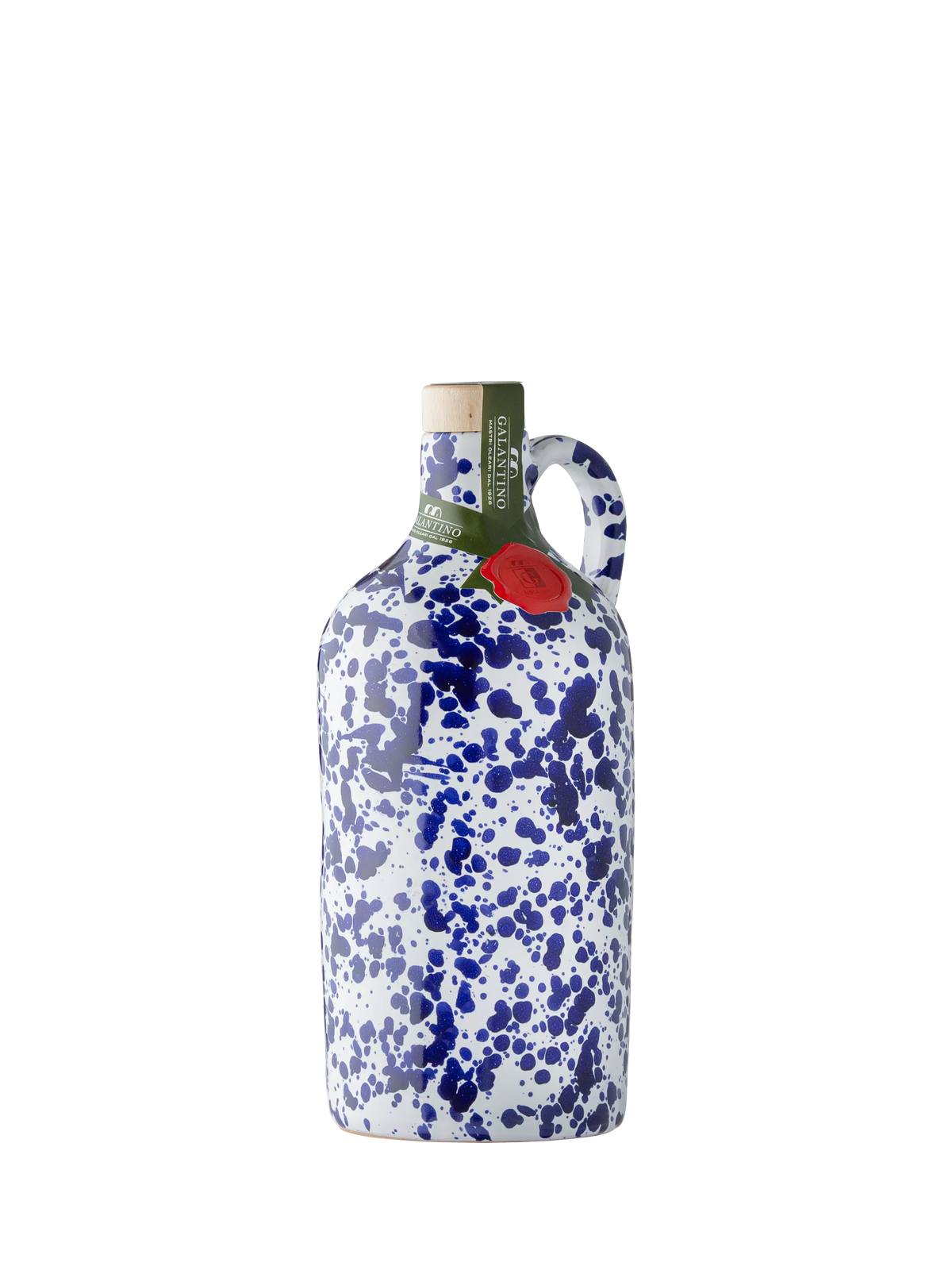 Galantino extra virgin olive oil splatter ceramic jug 500ml - British product
