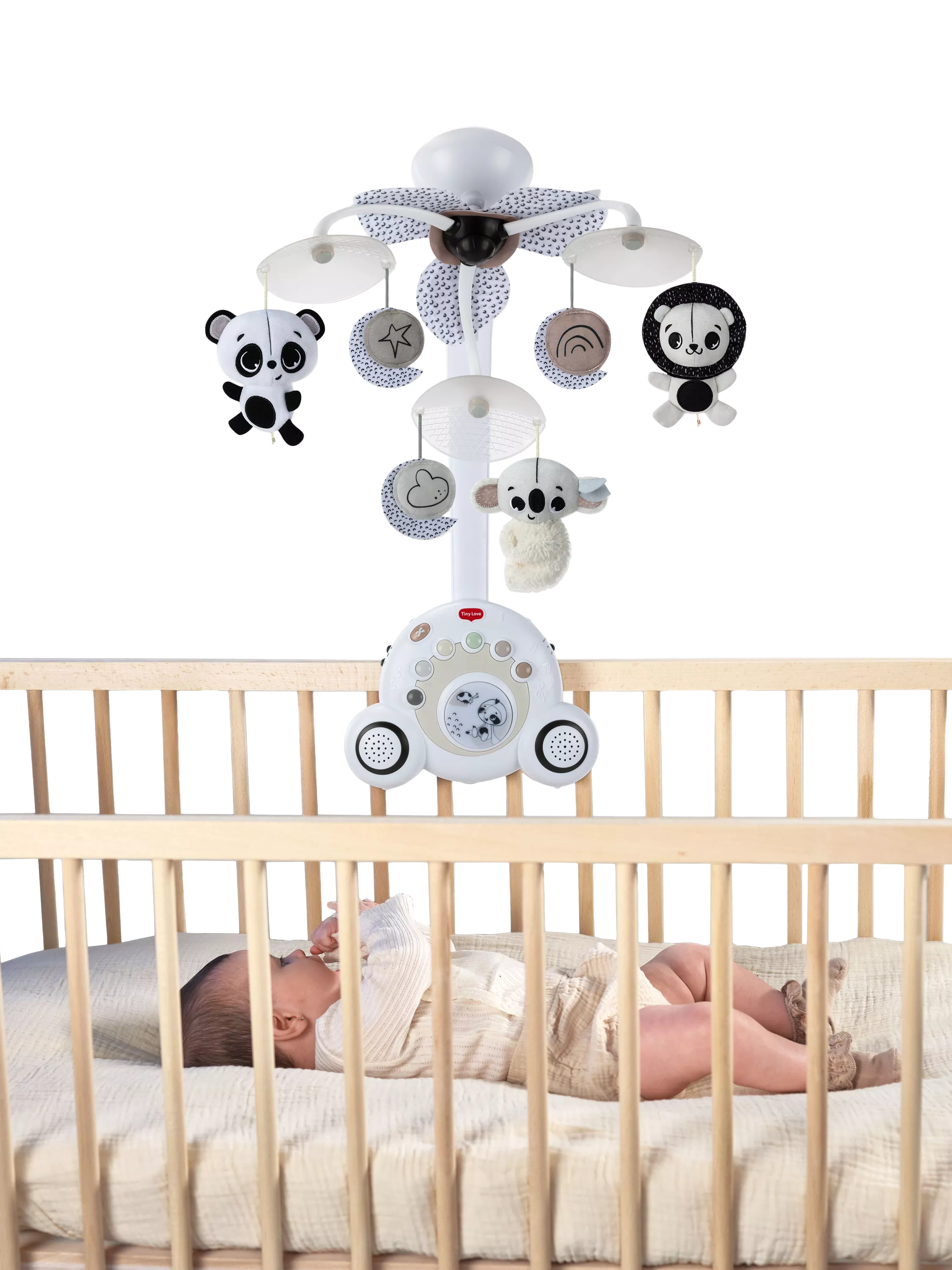 Tiny Love black and white baby mobile (British brand)