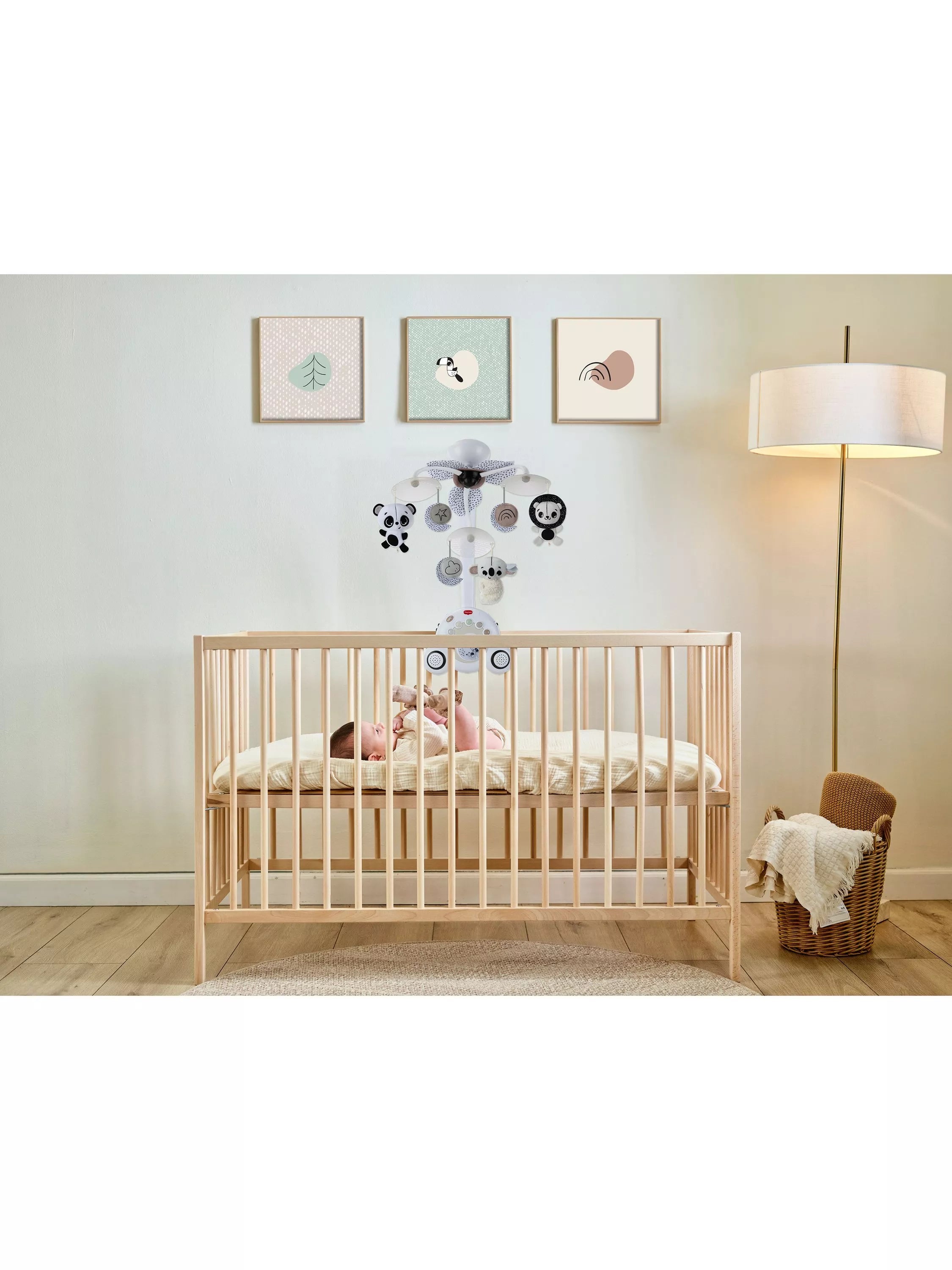 Tiny Love black and white baby mobile (British brand)