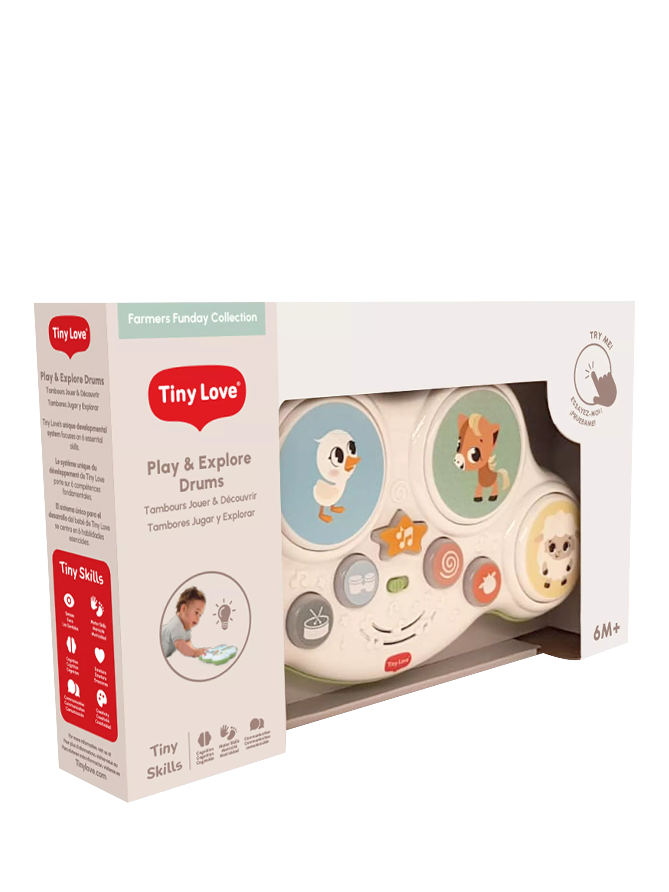 Tiny Love Play & Explore baby drum - British product