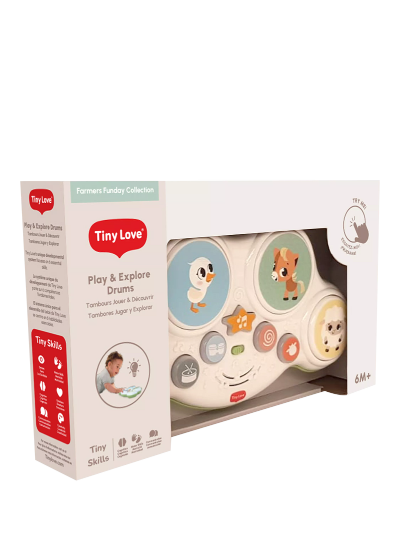Tiny Love Play & Explore baby drum - British product